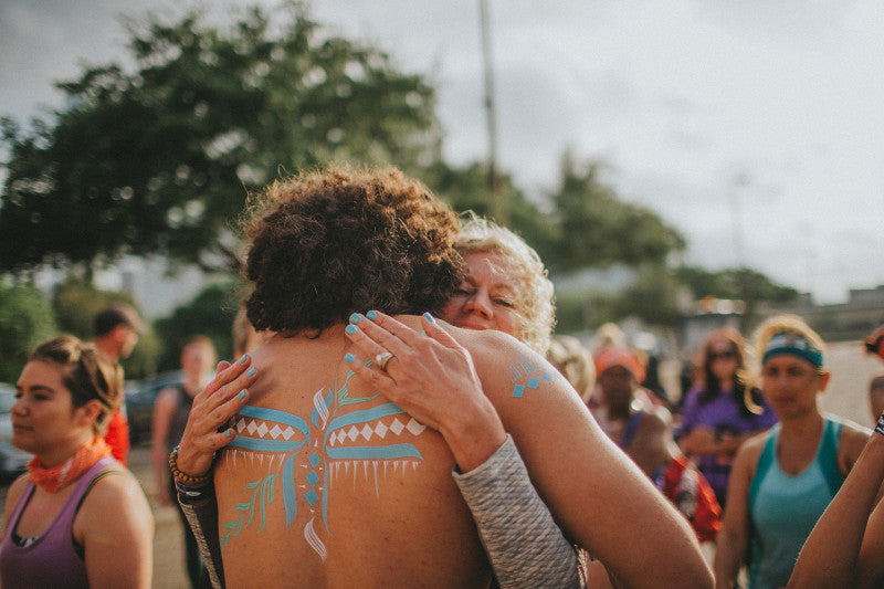 Tribal Markers live lettering